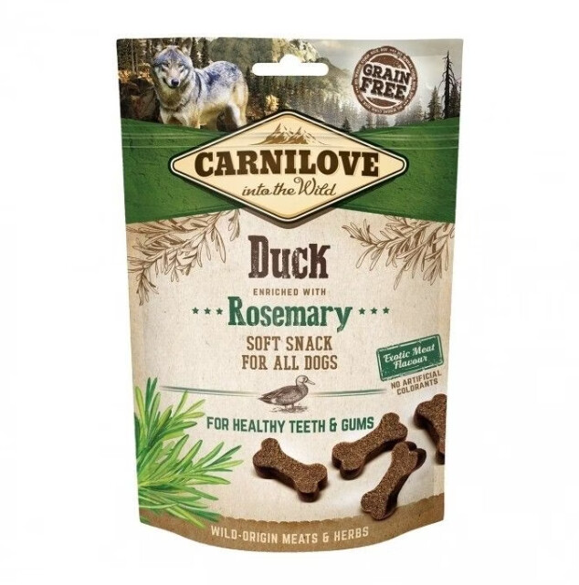 Carnilove - Soft Snack canard et romarin 200g