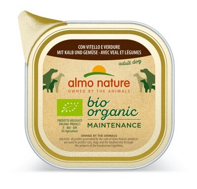 Almo Nature - Bio Organic veau et légumes 100g