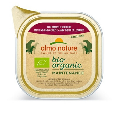 Almo Nature - Bio Organic bœuf et légumes 100g