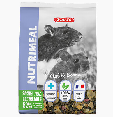Zolux - Nutrimeal Rat et souris 800g