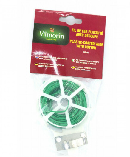 Vilmorin - Fil de fer plastifié 20m
