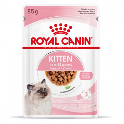 Royal Canin - Sachet Kitten en sauce 85g