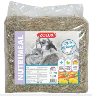Zolux - Foin des Alpages carotte et pissenlit 1kg