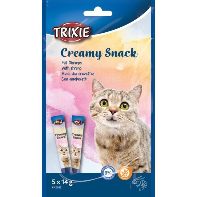 Trixie - Creamy Snack à la crevette 5 x 14g