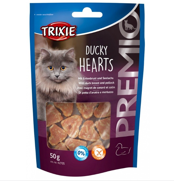 Trixie - Premio Ducky Hearts 50g