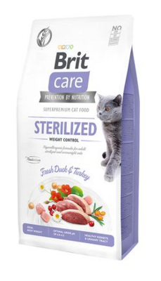 Brit Care - Sterilized Weight Control canard et dinde 2kg