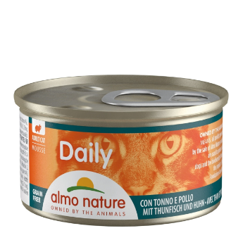 Almo Nature - Daily mousse thon et poulet 85g