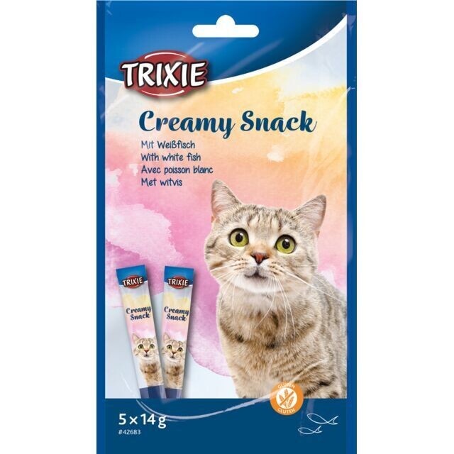Trixie - Creamy Snack au poisson 5 x 14g