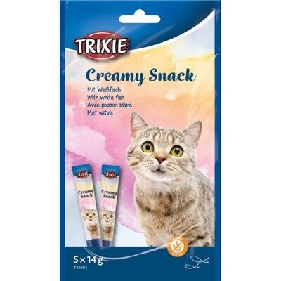 Trixie - Creamy Snack au poisson 5 x 14g
