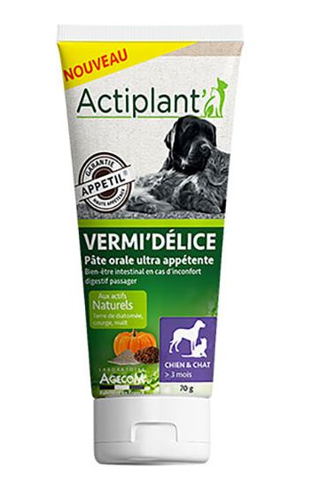 Actiplant - Vermi Délice chat et chien 70g