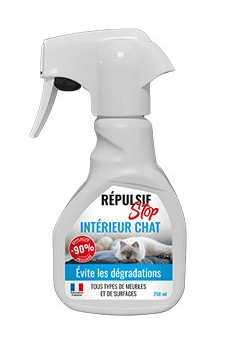Spray Répulsif Stop Intérieur Chat 250ml