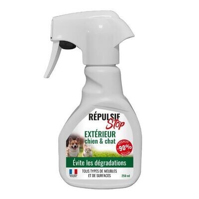 Spray Répulsif Stop Extérieur chien et chat 250ml