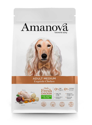 Amanova - Adult Medium Poulet exquis 2kg