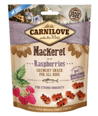 Carnilove - Crunchy Snack Maquereau et framboise 200g