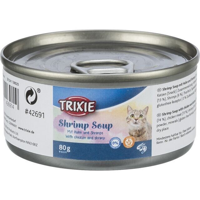 Trixie - Soupe poulet et crevette 85g