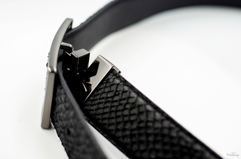 Gígur- Black Salmon Gun metal buckle