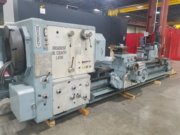 1 – USED BROADBENT MANUAL OIL COUNTRY LATHE
