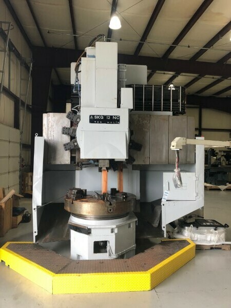 1 – USED 59”/49” TOS CNC VERTICAL TURRET LATHE