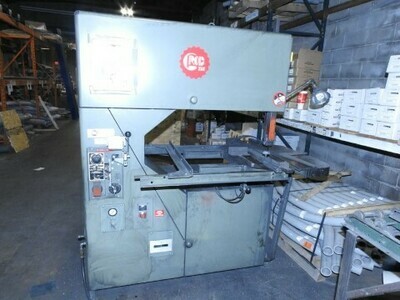 1 - USED 36” GROB VERTICAL BAND SAW WITH BLADE WELDER