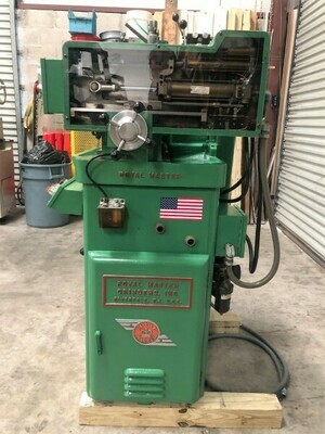 ​1 - USED 12” X 4” ROYAL MASTER CENTERLESS GRINDER WITH AUTOMATIC CYCLE