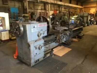 1 - USED 36” X 144” SIRCO GAP BED ENGINE LATHE WITH 6.5” SPINDLE HOLE