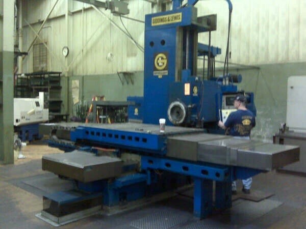 1 - USED 4” GIDDINGS AND LEWIS CNC TABLE TYPE HORIZONTAL BORING MILL 1 - USED 4” GIDDINGS AND LEWIS CNC TABLE TYPE HORIZONTAL BORING MILL