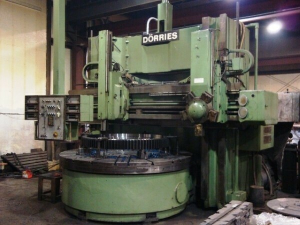 1 - USED 98” DORRIES VERTICAL BORNING MILL TURRET LATHE 1 - USED 98” DORRIES VERTICAL BORNING MILL TURRET LATHE