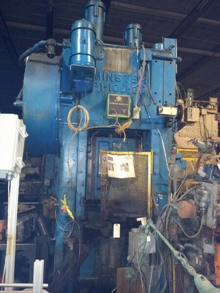 17 - USED 100 TON MINSTER HIGH SPEED PRESS