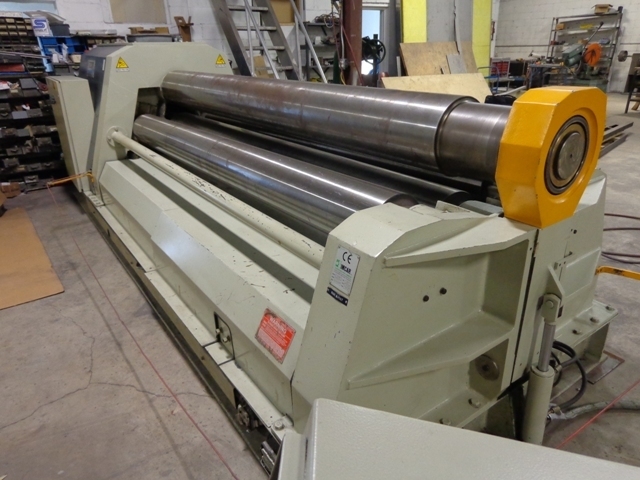 1 – USED 10’ X ½” CARELL FOUR ROLL CNC PLATE ROLL