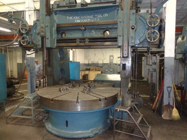 1 – USED 80”/90” KING VERTICAL BORING MILL