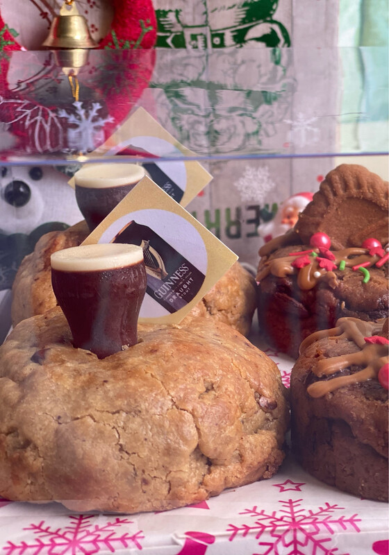 Alcoholic Chocolate Stuffed Cookie