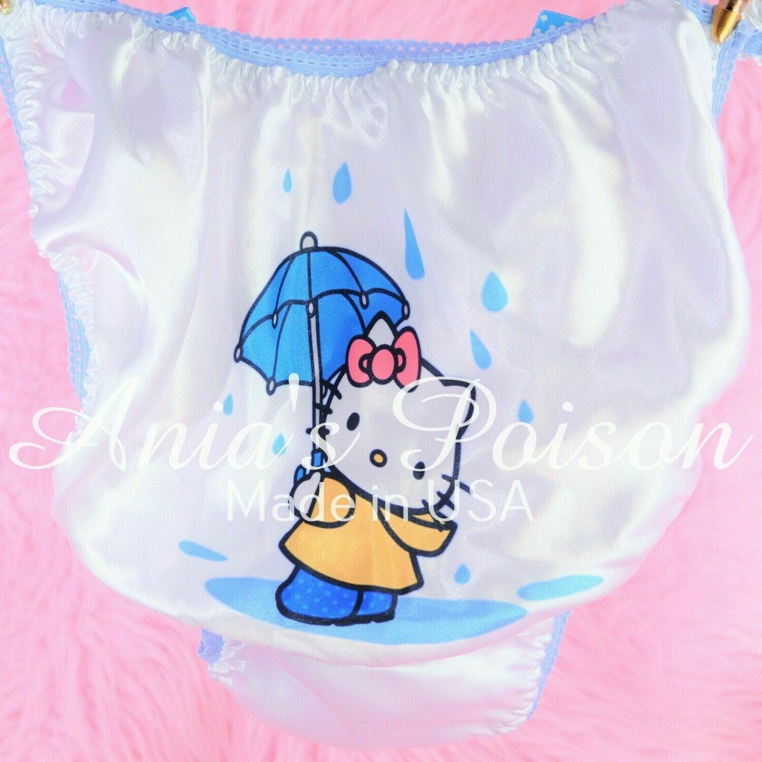 Rare Hello Kitty Different Styles Satin string bikini Mens panties - Sissy Princess