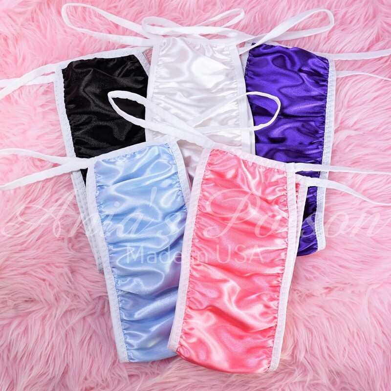 Anias Poison satin RIO sissy tanga Narrow panties for men and women - Many colors to choose from!