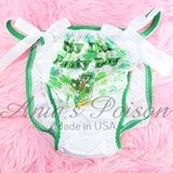 Satin Panties - Mens and Womens Tiny Dick Panty Boy Panties Naughty Text  St Patricks Day Shamrocks Mini - HUMILIATION Panties - 3 cuts option!