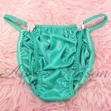 Ania's Poison MANties S - XL shiny Rare Green Butter Soft polyester string bikini sissy men's underwear panties