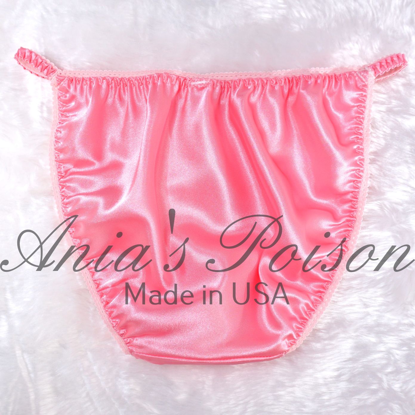 Costume Da Bagno Wet Look A Pois Bikini Stringato Vintage Donna - Riso Lucido Wet Look, Motivo Pois, Stile Sissy Anni '70 Costume Blu Pois - Foto 8