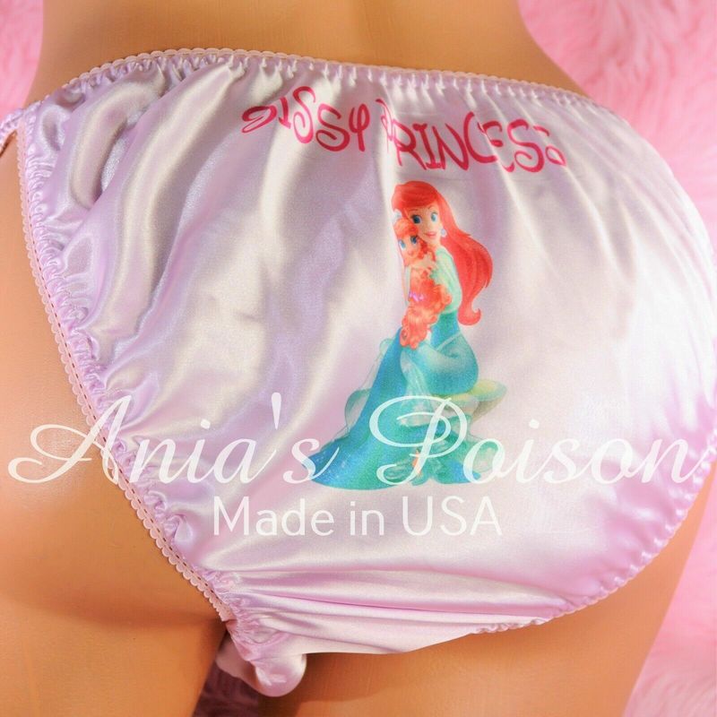 Sissy Satin Princess Panties Lilac Pink Rare classic Mermaid Princess with animals, classic shiny Satin string bikini panties - Sissy Princess -Men's & Women's - 3 Cut Options! Sissy Satin Princess Panties Lilac Pink Rare classic Mermaid Princess with animals, classic shiny Satin string bikini panties - Sissy Princess -Men's & Women's - 3 Cut Options!