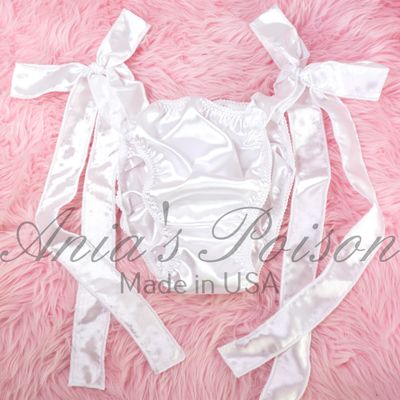 Ania's Poison Cut Panties FULLY LINED Ribbon tie side limited edition! S-XXXL