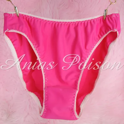 SALE Sissy panties Stretch ladies Spandex Hot Pink Unisex Full cut bikini underwear size 7 LAST TWO! SALE Sissy panties Stretch ladies Spandex Hot Pink Unisex Full cut bikini underwear size 7 LAST TWO!