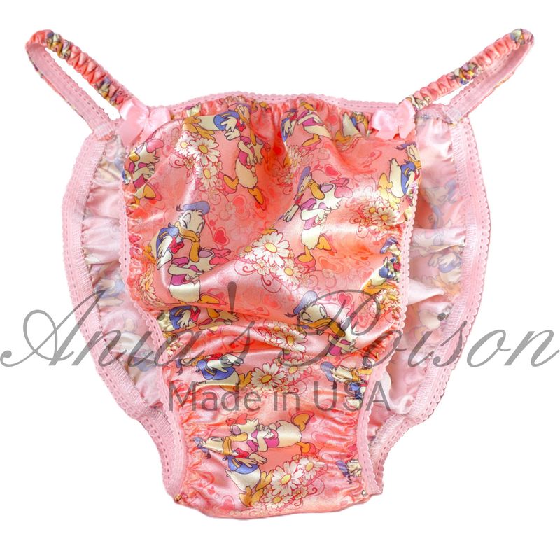 LOVE DUCKS Pink Ania's Poison Cut sissy Valentines Day MENS SATIN Beautiful Shiny Silky wet look Mens string Bikini panties M-XXL LOVE DUCKS Pink Ania's Poison Cut sissy Valentines Day MENS SATIN Beautiful Shiny Silky wet look Mens string Bikini panties M-XXL