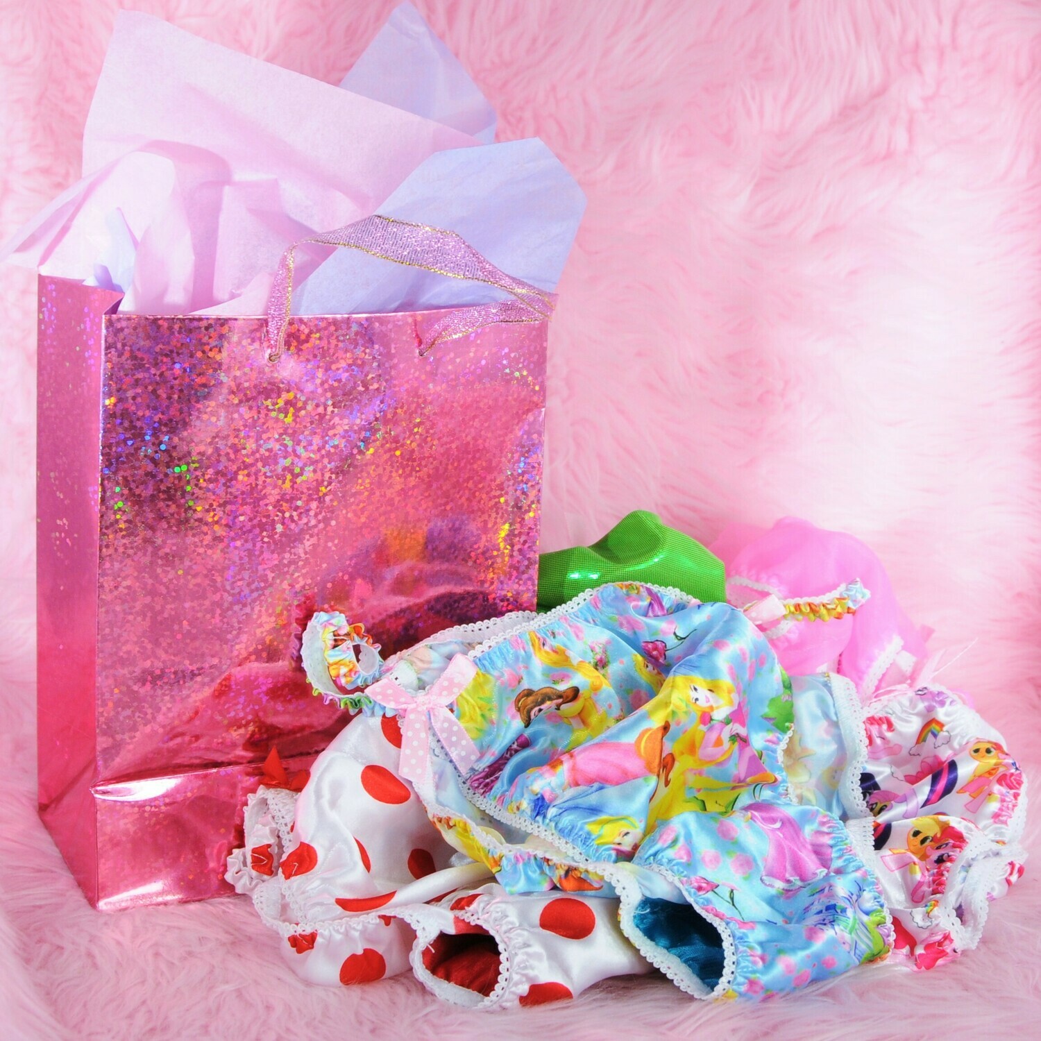 SAVE ON PANTES! Sissy Satin Panties Random SURPRISE mens shiny String Bikini 2, 5, 10, and 20 piece gift sets!