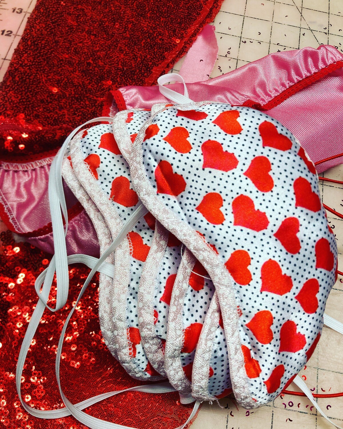 Valentines Day Cute Satin lined silky smooth sleep mask - Gift! Valentines Day Cute Satin lined silky smooth sleep mask - Gift!