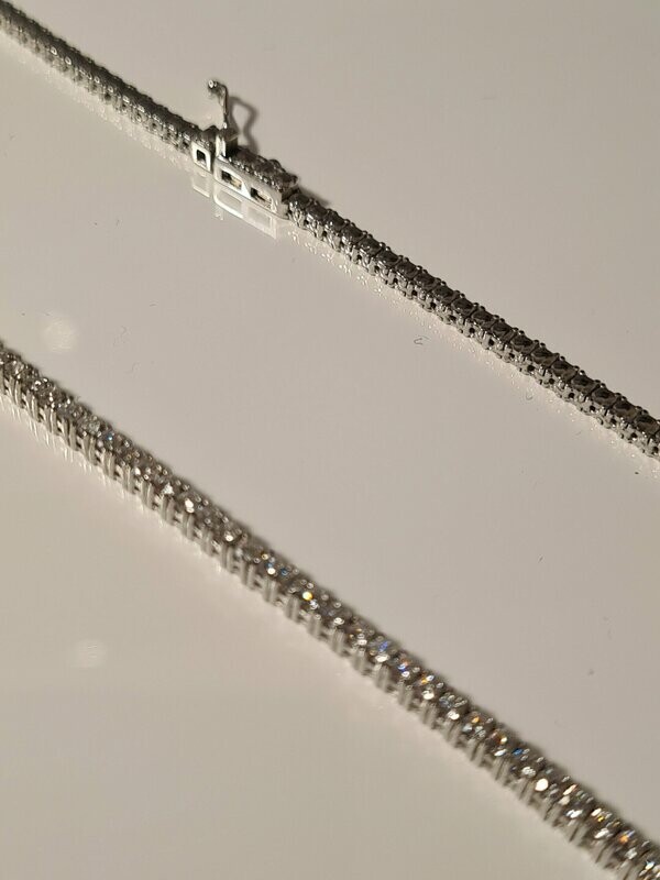 Brillantcollier 750/- WG