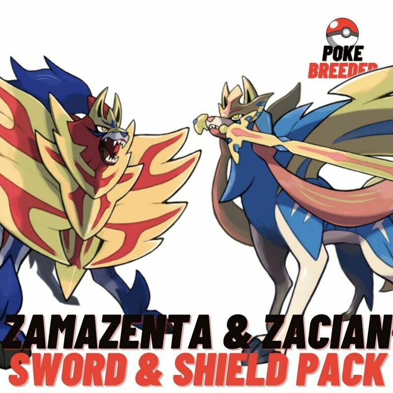 Zacian &amp; Zamazenta 6IV (Lv.100) - Pack