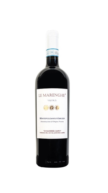Le Marenghe 2017 DOC Montepulciano d&#39;Abruzzo Le Masserie Campli-75cl