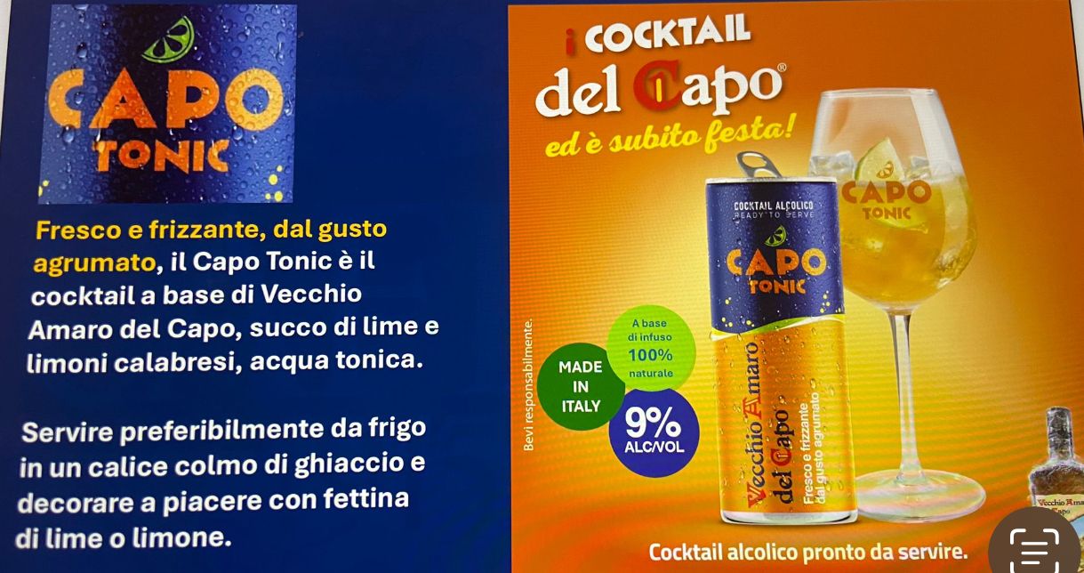 Capo Tonic-Vecchio Amaro del Capo;Distilleria Caffo