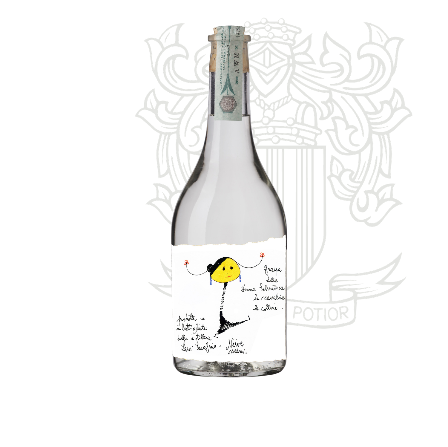 Grappa Bianca;Romano Levi (In cassetta di legno)-70Cl