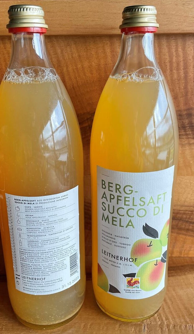 Bergapfelsaft 6 Flaschen
