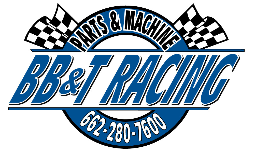 BB&T RACING DECAL 4"x6" BLUE