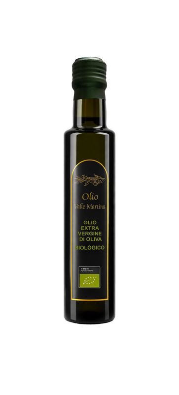 Bottiglia 0,25 LT. Olio Extravergine IGP Toscano Certificato Valle Martina